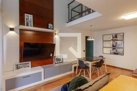 Sala de apartamento para alugar com 1 quarto, 77m² em Vila Nova Conceição, São Paulo