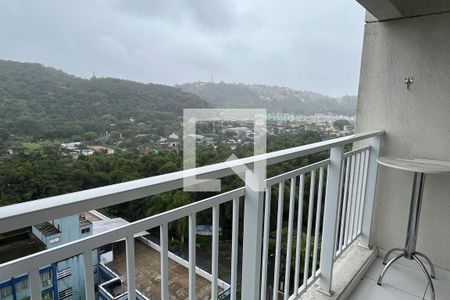 Varanda da Sala de apartamento para alugar com 2 quartos, 53m² em Morro Nova Cintra, Santos