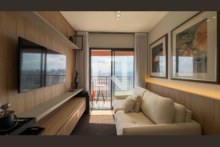 Sala de apartamento à venda com 2 quartos, 57m² em Santo Amaro, São Paulo