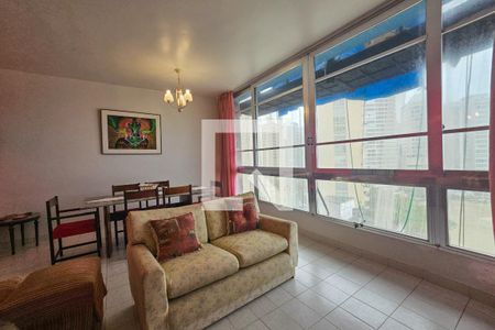sala de apartamento para alugar com 2 quartos, 160m² em Centro, Guarujá