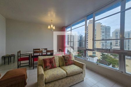 Sala de apartamento para alugar com 3 quartos, 160m² em Centro, Guarujá