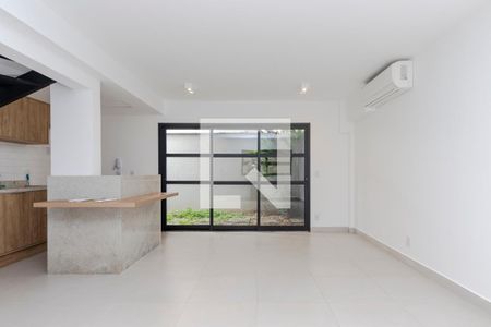 Sala/ Cozinha de apartamento para alugar com 2 quartos, 82m² em Brooklin Novo, São Paulo