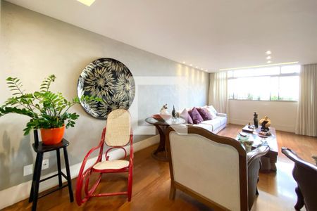 Sala de apartamento à venda com 4 quartos, 206m² em Savassi, Belo Horizonte