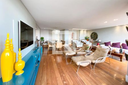 Sala de apartamento à venda com 4 quartos, 206m² em Savassi, Belo Horizonte