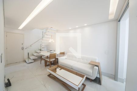 sala de apartamento à venda com 3 quartos, 172m² em Buritis, Belo Horizonte