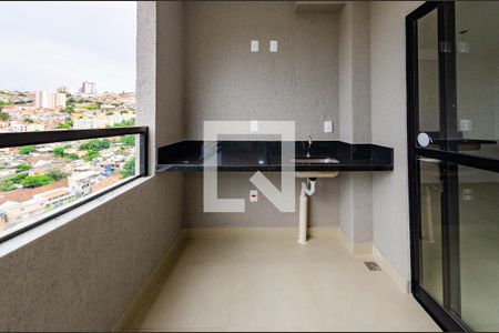 Varanda de apartamento à venda com 3 quartos, 79m² em Nova Granada, Belo Horizonte
