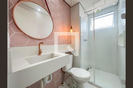 Banheiro da Suíte de apartamento à venda com 2 quartos, 56m² em Bela Vista, Osasco