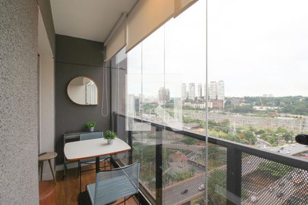 Varanda de kitnet/studio à venda com 1 quarto, 32m² em Vila Olímpia, São Paulo