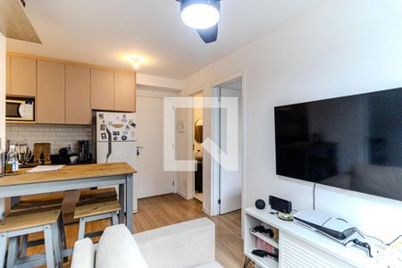 Sala de apartamento para alugar com 2 quartos, 33m² em República, São Paulo