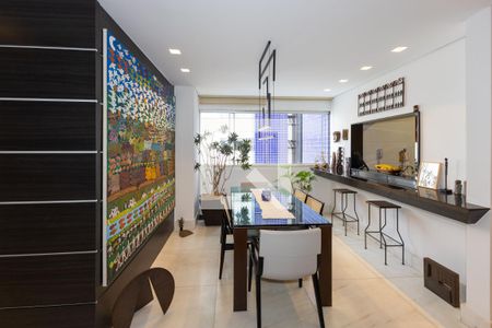 Sala de Jantar de apartamento para alugar com 3 quartos, 95m² em Vila da Serra, Nova Lima