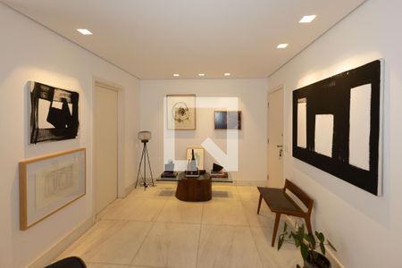 Sala de Estar de apartamento para alugar com 3 quartos, 95m² em Vila da Serra, Nova Lima