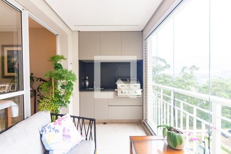 Varanda gourmet de apartamento à venda com 3 quartos, 108m² em Vila Pirajussara, Osasco