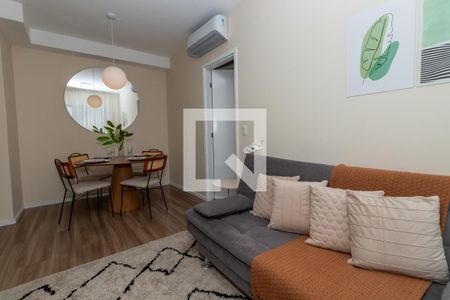 Sala de apartamento para alugar com 1 quarto, 45m² em Várzea da Barra Funda, São Paulo