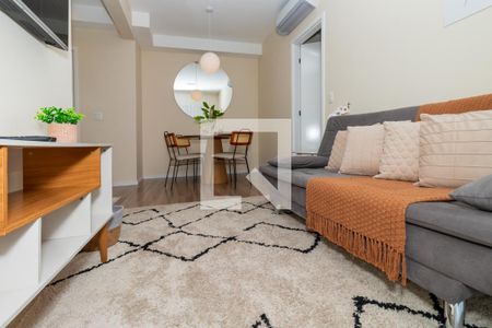 Sala de apartamento para alugar com 1 quarto, 45m² em Várzea da Barra Funda, São Paulo