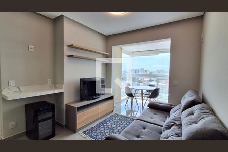 Sala  de apartamento à venda com 2 quartos, 54m² em Vila Angelina, São Bernardo do Campo