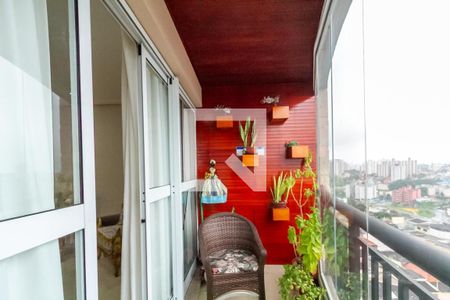 Varanda da Sala de Estar de apartamento à venda com 4 quartos, 267m² em Nova Petrópolis, São Bernardo do Campo