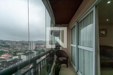 Varanda da Sala de Estar de apartamento à venda com 4 quartos, 267m² em Nova Petrópolis, São Bernardo do Campo