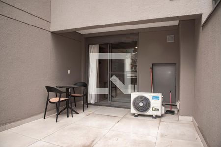 Varanda de kitnet/studio para alugar com 1 quarto, 42m² em Vila Clementino, São Paulo