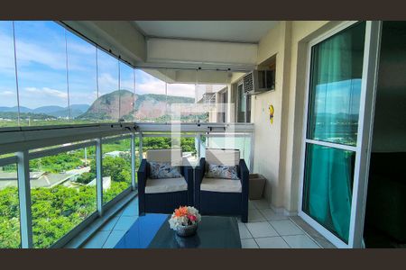 Varanda  de apartamento para alugar com 1 quarto, 67m² em Recreio dos Bandeirantes, Rio de Janeiro