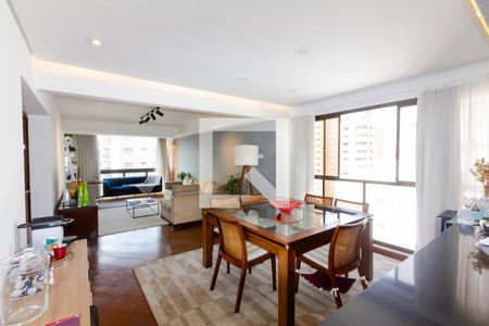 Sala de apartamento para alugar com 3 quartos, 152m² em Indianópolis, São Paulo