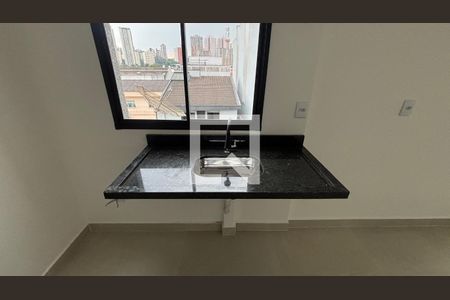 Quarto - Cozinha de kitnet/studio para alugar com 1 quarto, 21m² em Vila Sao Pedro, Santo André