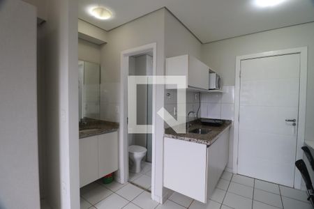Cozinha  de apartamento para alugar com 1 quarto, 22m² em Iguatemi, Ribeirão Preto