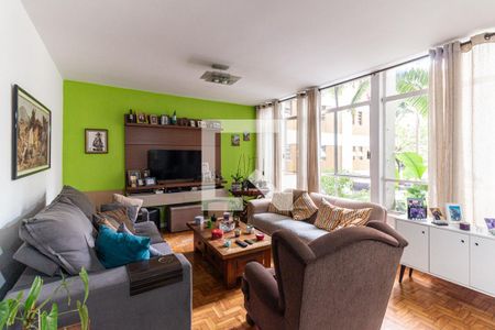 Sala de apartamento à venda com 3 quartos, 120m² em Higienópolis, São Paulo