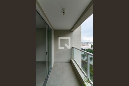 Varanda da Sala de apartamento para alugar com 3 quartos, 81m² em Nova Suíça, Belo Horizonte
