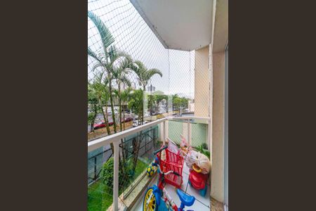 Varanda da Sala de apartamento para alugar com 3 quartos, 120m² em Vila Pires, Santo André