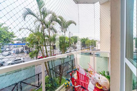 Varanda da Sala de apartamento para alugar com 3 quartos, 120m² em Vila Pires, Santo André