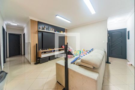 Sala de apartamento para alugar com 3 quartos, 120m² em Vila Pires, Santo André