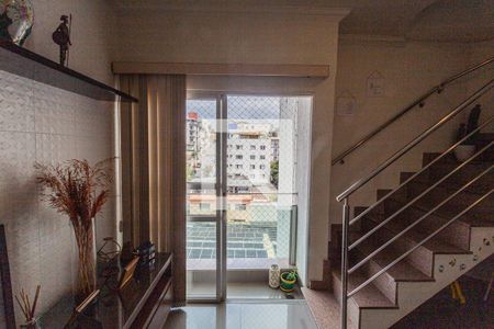 Varanda na Sala 1 de apartamento à venda com 3 quartos, 132m² em Sagrada Família, Belo Horizonte