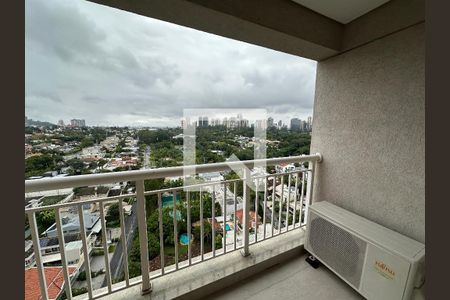 Varanda da Sala de apartamento à venda com 1 quarto, 50m² em Melville Empresarial Ii, Barueri