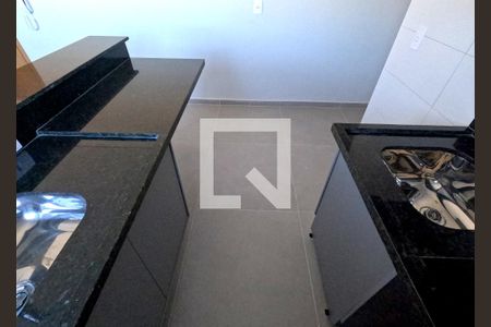 Sala/Cozinha de apartamento para alugar com 1 quarto, 33m² em Macuco, Santos