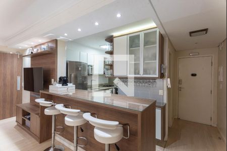 Cozinha de apartamento à venda com 3 quartos, 110m² em Vila Progresso, Campinas