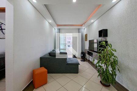 Sala de apartamento para alugar com 1 quarto, 60m² em Canto do Forte, Praia Grande