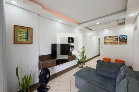 Sala de apartamento para alugar com 1 quarto, 60m² em Canto do Forte, Praia Grande