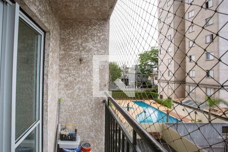 Varanda da Sala de apartamento à venda com 3 quartos, 60m² em Centro, Diadema