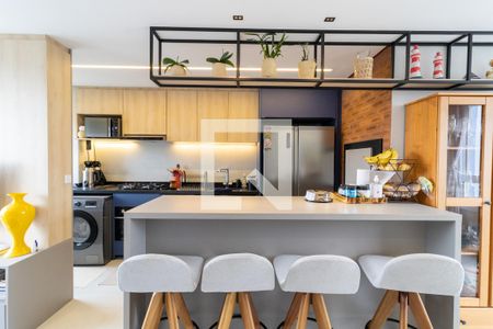 Cozinha e Área de Serviço de apartamento à venda com 3 quartos, 86m² em Menino Deus, Porto Alegre