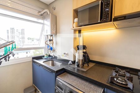 Cozinha e Área de Serviço de apartamento à venda com 3 quartos, 86m² em Menino Deus, Porto Alegre