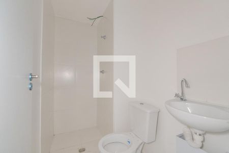 Banheiro Social de kitnet/studio para alugar com 1 quarto, 25m² em Bela Vista, São Paulo