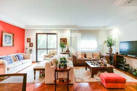 Sala  de apartamento à venda com 4 quartos, 136m² em Vila Sonia, São Paulo