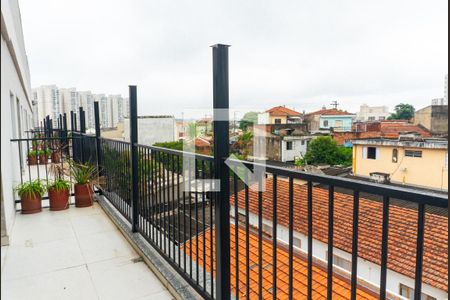 Sacada da Sala/Cozinha de apartamento para alugar com 1 quarto, 37m² em Vila Guarani (zona Sul), São Paulo