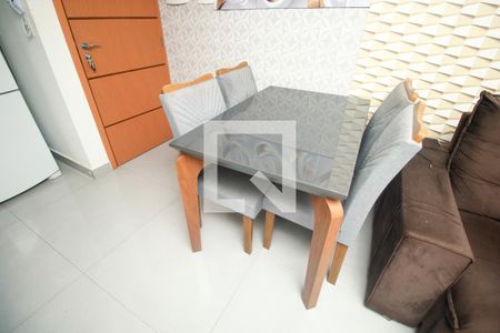 Sala de Jantar de apartamento à venda com 2 quartos, 45m² em Vila Pires, Santo André