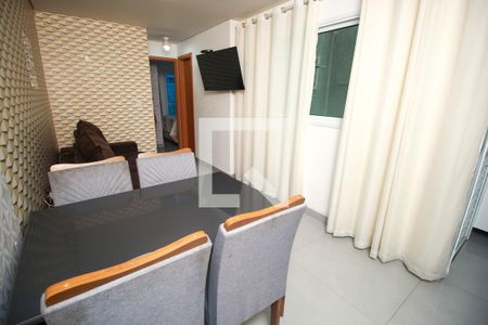 Sala de Jantar de apartamento à venda com 2 quartos, 45m² em Vila Pires, Santo André