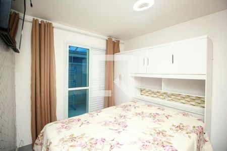 Suíte de apartamento à venda com 2 quartos, 45m² em Vila Pires, Santo André