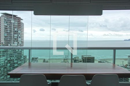 Varanda da Sala de apartamento para alugar com 3 quartos, 136m² em Pompéia, Santos