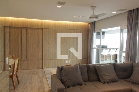 Sala de apartamento para alugar com 3 quartos, 136m² em Pompéia, Santos