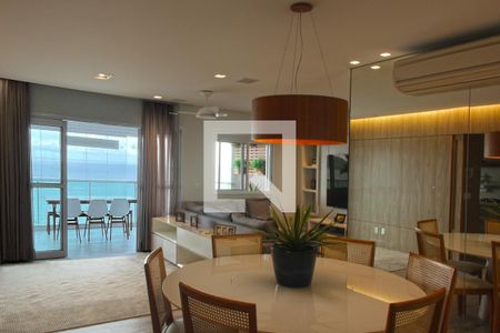 Sala de apartamento para alugar com 3 quartos, 136m² em Pompéia, Santos