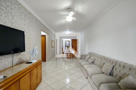 Sala de apartamento para alugar com 3 quartos, 113m² em Guilhermina, Praia Grande